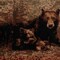 Flash Furniture 4' x 5' Brown Mother Bear & Cubs Olefin Area Rug OKR-RG1114-45-BN-GG - alternate 6